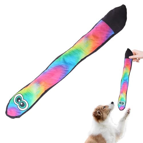 Plüsch-Welpenspielzeug – Feiertags-Hundewelpenspielzeug, Blaues Regenbogen-langes Hundespielzeug | Angenehm Zu Berührendes, Langlebiges Hundeschlangenspielzeug, Verbessertes Unzerstörbares Gänse-Hunde Plüsch-Welpenspielzeug – Feiertags-Hundewelpenspielzeug, Blaues Regenbogen-langes Hundespielzeug | Angenehm Zu Berührendes, Langlebiges Hundeschlangenspielzeug, Verbessertes Unzerstörbares Gänse-Hunde von Generic