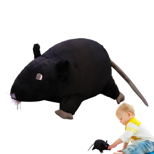Plüschspielzeug Ratten, Plüschmaus | Realistisches Plüschspielzeug aus weichem Plüschtier | Fake Spielzeug für kleine Katzen, Partyzubehör für und Halloween Plüschspielzeug Ratten, Plüschmaus | Realistisches Plüschspielzeug aus weichem Plüschtier | Fake Spielzeug für kleine Katzen, Partyzubehör für und Halloween von Generic