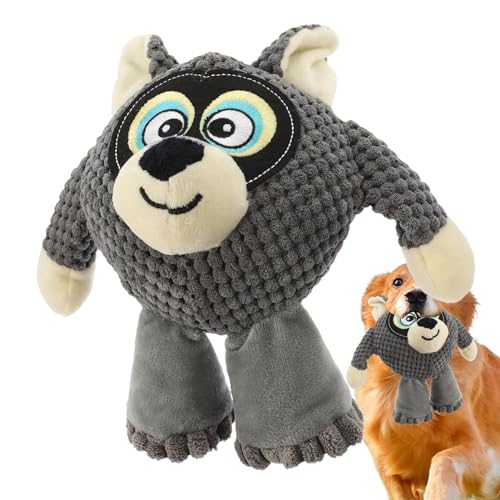 Plüschspielzeug für Hunde, quietschendes Plüschspielzeug für Hunde, quietschendes Spielzeug aus weichem Plüsch, zum Kauen mit Sound für Hunde, atmungsaktives Zubehör für Hundebegleiter, Zahnspielzeug von Generic