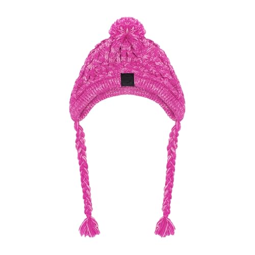 Polarmütze, warme Strickmütze für Hunde, Winter-Strickmütze für Hunde, kleine Hundemütze, Wintermütze für Hunde mit Ohrlöchern und Langen Quasten GNe733 (C, One Size) von Generic