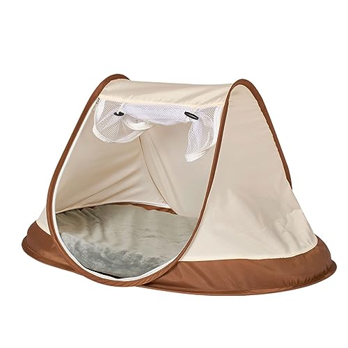 Pop-Up-Spielgehege für Haustiere, Spielplatz, Pop-Up-Zwinger, Outdoor-Katzengehege, Outdoor-Katzengehege für Indoor-Katzen, Katzenzelte für draußen, Catio für Katzen, Beige, 130 x 78 x 78 cm Pop-Up-Spielgehege für Haustiere, Spielplatz, Pop-Up-Zwinger, Outdoor-Katzengehege, Outdoor-Katzengehege für Indoor-Katzen, Katzenzelte für draußen, Catio für Katzen, Beige, 130 x 78 x 78 cm von Generic