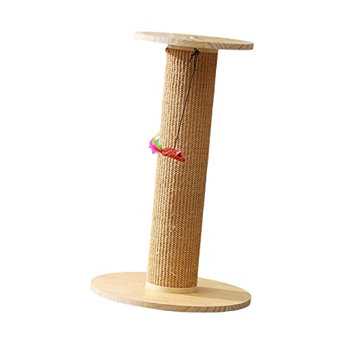 Premium Katzenkratzbaum Holz Plattform Top langlebig mit Spielzeug Katzen Klettergerüst Katzenkratzbaum Katzenkratzbaum für kleine Katzen Kätzchen, Weiß von Generic