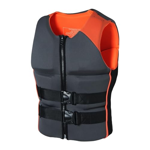 Professionelle Wassersicherheitsweste for Erwachsene, leichte Schwimmweste mit verstellbaren Trägern, Kajak-Rafting-Schwimmweste, Überlebensausrüstung(D,S) von Generic