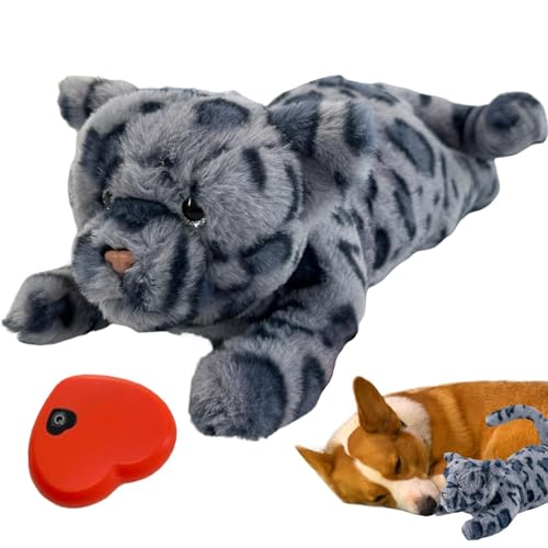 Puppy Sleeping Buddy, Herzschlagspielzeug für Welpen, Verhaltens-Trainingsspielzeug für Welpen mit Herzschlag aus Plüsch, Spielzeug für Welpen Puppy Sleeping Buddy, Herzschlagspielzeug für Welpen, Verhaltens-Trainingsspielzeug für Welpen mit Herzschlag aus Plüsch, Spielzeug für Welpen von Generic