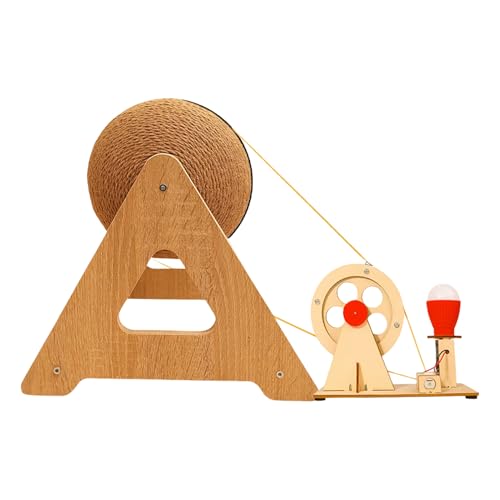 Rascador Ball Cats | Sisal -Seilball, Interaktives Spielzeug Für Kätzchen Mit Manueller Kurbel Und Integrierte LEDs, Um Drinnen Und Außen Zu Spielen Rascador Ball Cats | Sisal -Seilball, Interaktives Spielzeug Für Kätzchen Mit Manueller Kurbel Und Integrierte LEDs, Um Drinnen Und Außen Zu Spielen von Generic