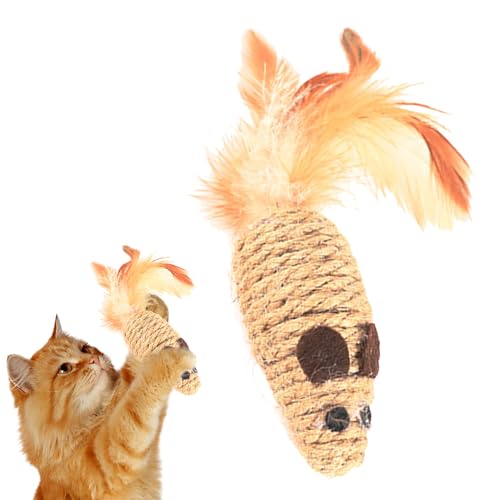 Rassle Mäuse Für Katzen - Rassel -Soundseil -Mäuse Katzenspielzeug | Quietschende Mäuse Katzenspielzeug, Katzenteaserspielzeug, Flexibler Safe Und Umweltfreundliches Spielzeug, Förderung Von Bewegung Rassle Mäuse Für Katzen - Rassel -Soundseil -Mäuse Katzenspielzeug | Quietschende Mäuse Katzenspielzeug, Katzenteaserspielzeug, Flexibler Safe Und Umweltfreundliches Spielzeug, Förderung Von Bewegung von Generic