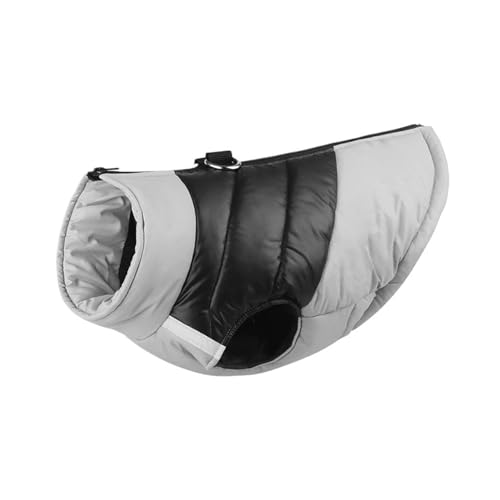 Regenjacke für Hunde, warme Weste für Winterkleidung (Grau, M) von Generic