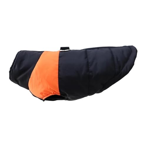 Regenjacke für Hunde, warme Winterjacke mit Reißverschluss, klein, mittel, groß (Yellow, M) von Generic