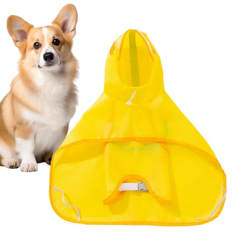 Regenmantel für Hunde, Regenmantel für Hunde, Welpen-Regenjacke, niedlich, Ente, verstellbar, für Spaziergänge im Freien Regenmantel für Hunde, Regenmantel für Hunde, Welpen-Regenjacke, niedlich, Ente, verstellbar, für Spaziergänge im Freien von Generic