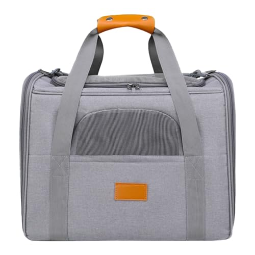 Reisetasche Flugzeug Transportbox für Katze Kleine Hund Kleintiere Transporttasche Faltbare Hundetransportbox Katzentransportbox Hundetragetasche Hundebox Auto Atmungsaktive Hundetasche (B) von Generic