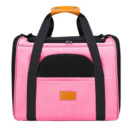 Reisetasche Flugzeug Transportbox für Katze Kleine Hund Kleintiere Transporttasche Faltbare Hundetransportbox Katzentransportbox Hundetragetasche Hundebox Auto Atmungsaktive Hundetasche (C) von Generic