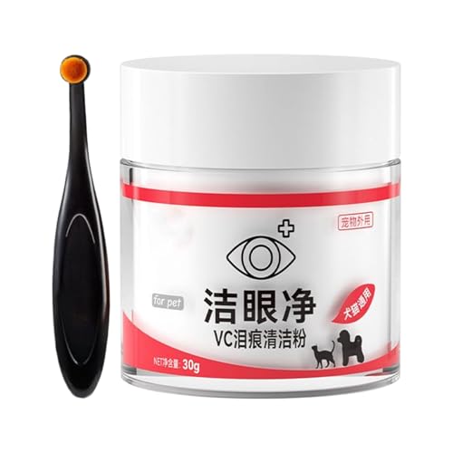 Remover Color für Hunde – natürliches Augenreinigungspulver, Pflege für entspannende Haustiere, Entlastungsentferner, 30 g, kompakt mit sanfter Formel, Pflegelösung von Generic
