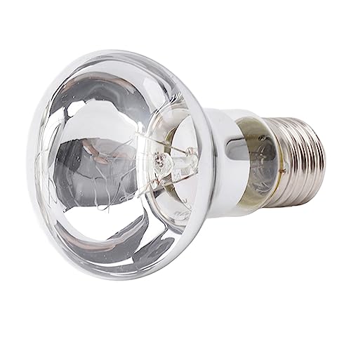Reptilien-Wärmelampe, 220-240 V, Glas, Hochtemperaturbeständig, E27-Sockellampen für Schlangen (100W) von Generic