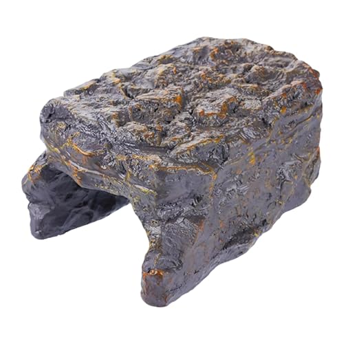 Reptilienversteck, Reptilienversteck, Dekoration, Schlafhabitat für Amphibien, leicht zu reinigen, Versteck, Reptilientankzubehör, Felshöhle Reptilienversteck, Reptilienversteck, Dekoration, Schlafhabitat für Amphibien, leicht zu reinigen, Versteck, Reptilientankzubehör, Felshöhle von Generic