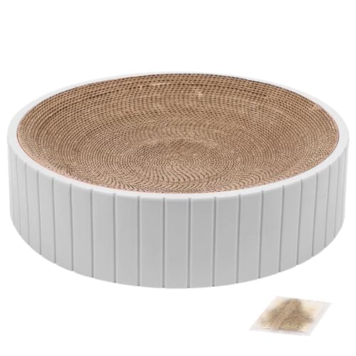Runder Katzenkratzer - Katzenkratzbrett, wendbarer runder Katzenkratzer | Wellpapier Reversible Katzenkratzpad, Katzenkratz-Loungebett Kratzbaum verhindert Möbelschäden Runder Katzenkratzer - Katzenkratzbrett, wendbarer runder Katzenkratzer | Wellpapier Reversible Katzenkratzpad, Katzenkratz-Loungebett Kratzbaum verhindert Möbelschäden von Generic