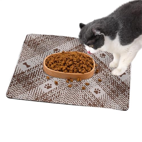 Rutschfeste Hundenapfmatte – Hundefuttermatte | Wasserdichtes Haustier-Tischset | Saugfähiges Haustier | Saugfähige Futtermatten für Hunde und Katzen | Futtermatte für Haustiere | Wasserdichtes Hausti Rutschfeste Hundenapfmatte – Hundefuttermatte | Wasserdichtes Haustier-Tischset | Saugfähiges Haustier | Saugfähige Futtermatten für Hunde und Katzen | Futtermatte für Haustiere | Wasserdichtes Hausti von Generic