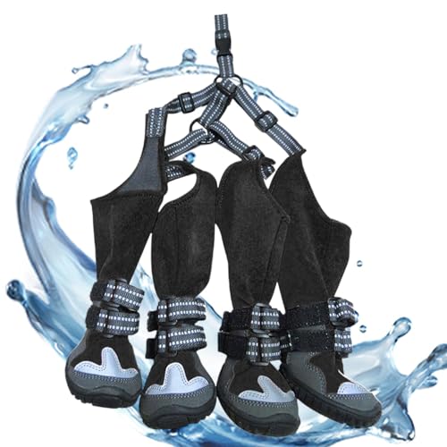 Rutschfeste Hundeschuhe, Outdoor Link-Hundestiefel-rutschfeste Hundeschuhe Wasserdicht Hundestiefel, Verstellbarer Fußschutz Hunde Hosenträger Kleine Mittelgroße Hund Hund Fußschutz Hundestiefel Rutschfeste Hundeschuhe, Outdoor Link-Hundestiefel-rutschfeste Hundeschuhe Wasserdicht Hundestiefel, Verstellbarer Fußschutz Hunde Hosenträger Kleine Mittelgroße Hund Hund Fußschutz Hundestiefel von Generic