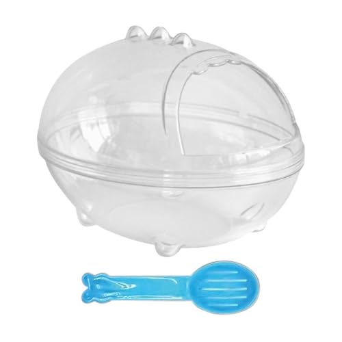Sandbad für Hamster - Transparentes Sandbad mit , strapazierfähige Hamster-Badebox und Sandkasten für Toilette | Sandkasten für Kleintiere für cr von Generic