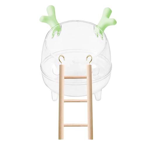 Sandbadewanne Für Hamster, Hamsterbad Mit Leiter, Geräumige Hamster-Sandbadebox Mit 360-Grad-Sicht - Leicht Zu Reinigende Staubbadebox Mit Dusche Und Grabraum Für Lemminge Und Hamster Sandbadewanne Für Hamster, Hamsterbad Mit Leiter, Geräumige Hamster-Sandbadebox Mit 360-Grad-Sicht - Leicht Zu Reinigende Staubbadebox Mit Dusche Und Grabraum Für Lemminge Und Hamster von Generic