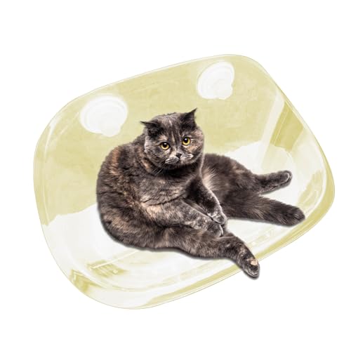 Saugnapf Katzenbett - Saugnapf Katzenhängematte, Indoor Cat Barch Seat | Katzenregale für glatte Oberflächen, starkes Saug-Katzenbett für Glas, Marmor, Metall, platzsparendes Haustierregal Saugnapf Katzenbett - Saugnapf Katzenhängematte, Indoor Cat Barch Seat | Katzenregale für glatte Oberflächen, starkes Saug-Katzenbett für Glas, Marmor, Metall, platzsparendes Haustierregal von Generic