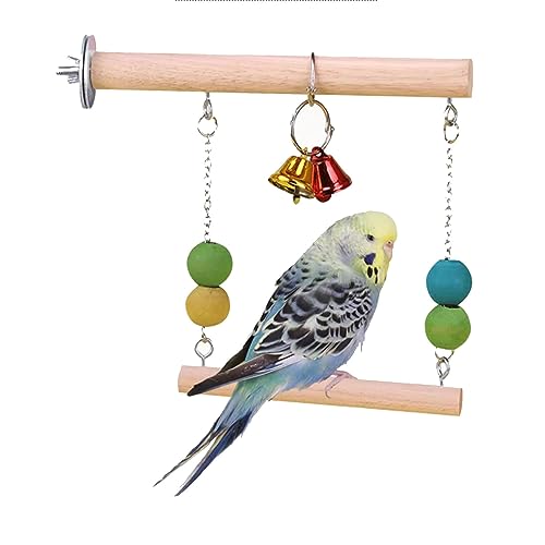 Schaukelspielzeug für Sittiche Vogelkäfig-Spielzeug, Sittich-Spielspielzeug, Vogel-Hängematte, Leiter, Kauspielzeug, Holzspielzeug, Vogelkäfig, Vogelsitzstange, Käfig-Zubehör, Vögel stehen, Haustierkä Schaukelspielzeug für Sittiche Vogelkäfig-Spielzeug, Sittich-Spielspielzeug, Vogel-Hängematte, Leiter, Kauspielzeug, Holzspielzeug, Vogelkäfig, Vogelsitzstange, Käfig-Zubehör, Vögel stehen, Haustierkä von Generic