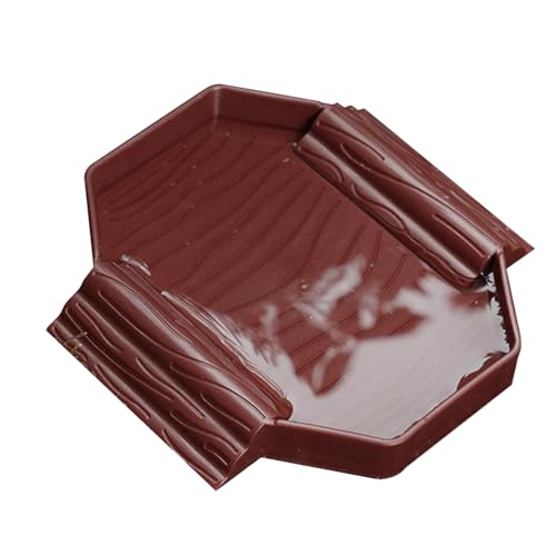 Schildkröten Futter Schüssel - Reptilien Badebecken - rutschfeste Schildkröten Badewanne Mit Aufstiegsrampe Für Schlangen, Schildkröten, Geckos Und Terrarium Dekoration von Generic