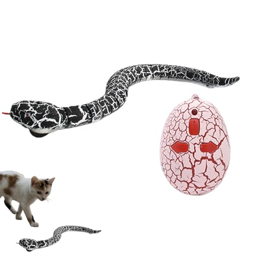 Schlangenspielzeug für Katzen, Schlangenkatzenspielzeug, Simulation Schlangen-Katzen-Teaser-Spielspielzeug, Über USB wiederaufladbares Party-Halloween-Tricky-realistisches von Generic