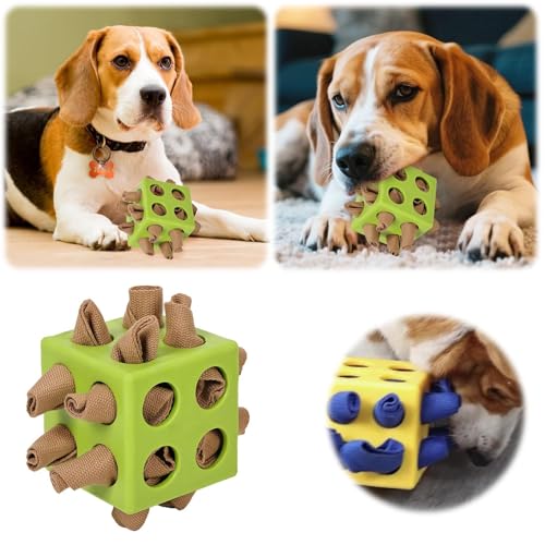 Schnüffelball für Hunde - Intelligenzspielzeug Interaktives,Waschbar Futtermatte Geruchstraining,Snuffle Ball Toy für Kleine, Mittelgroße, Große Hunde (B) von Generic