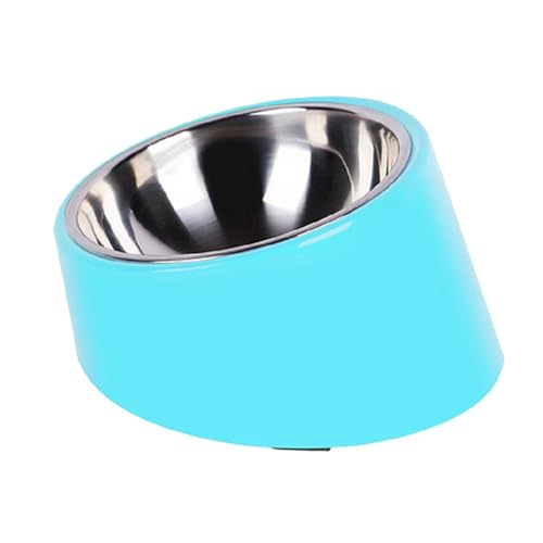 Schräger Katzenfutternapf, geneigte Futternäpfe für Katzenfutter | Breiter, flacher Teller, abgewinkelt, aus Edelstahl, auslaufsicher und abnehmbar, verhindert Schräger Katzenfutternapf, geneigte Futternäpfe für Katzenfutter | Breiter, flacher Teller, abgewinkelt, aus Edelstahl, auslaufsicher und abnehmbar, verhindert von Generic