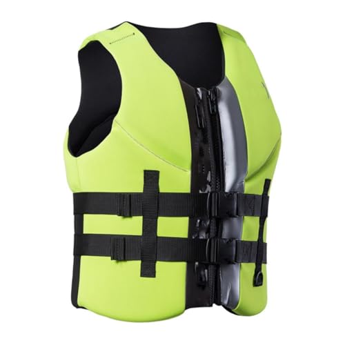 Schwimmweste for Erwachsene, leichte Sicherheitsweste, verstellbare Schwimmhilfe mit high Auftrieb, for Bootfahren, Kajakfahren, Angeln, Wassersport(Green,XXL) von Generic