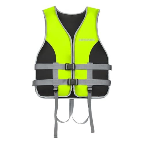 Schwimmweste for Erwachsene, verstellbare Schwimmhilfe for Wassersport, Schwimmweste mit high Auftrieb, for Kajakfahren, Bootfahren, Schwimmen(Green,M) von Generic