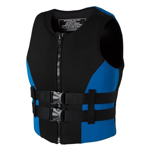 Schwimmweste for Wassersport, Schwimmweste mit high Auftrieb, Sicherheitsausrüstung for Jugendliche und Erwachsene, Schwimmhilfe for Kajakfahren, Bootfahren, Surfen(Blue,3XL) von Generic
