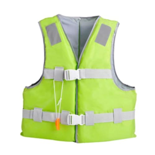 Schwimmweste mit high Auftrieb, verstellbare Sicherheitsjacke, tragbare, atmungsaktive Schnorchelwesten, for Kajakfahren, Schnorcheln und Wassersport(Green,XL) von Generic