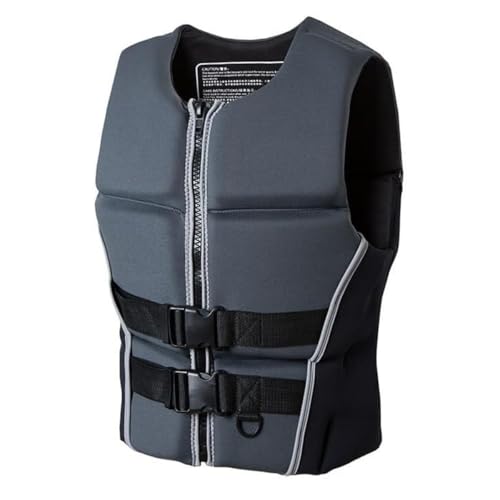 Schwimmweste mit high Schwimmfähigkeit, leichte Sicherheitsjacke aus schnelltrocknendem Stoff, verstellbare Schwimmweste, for Wassersport und Bootfahren, Angeln(A,S) von Generic