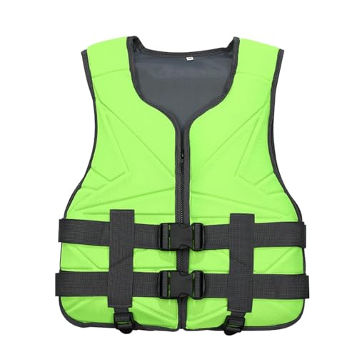 Schwimmweste mit high Schwimmfähigkeit PFD for Erwachsene, verstellbare Schwimmweste mit atmungsaktivem Netzgewebe, Kajakfahren, Schnorcheln, Paddleboarding, Wassersport(Green,XL) von Generic