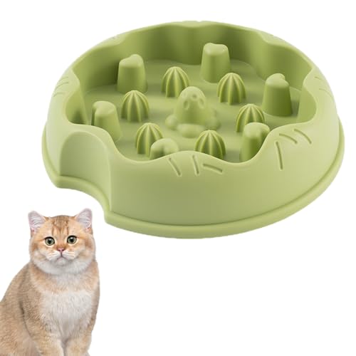 Slow Feeder Katzennapf – Rutschfestes, interaktives Futtertablett | Labyrinth-Napf zur Reduzierung von Blähungen für Haustiere, Portionskontroll-Futterspender für Kätzchen, Welpen und Hunde aller Größ Slow Feeder Katzennapf – Rutschfestes, interaktives Futtertablett | Labyrinth-Napf zur Reduzierung von Blähungen für Haustiere, Portionskontroll-Futterspender für Kätzchen, Welpen und Hunde aller Größ von Generic