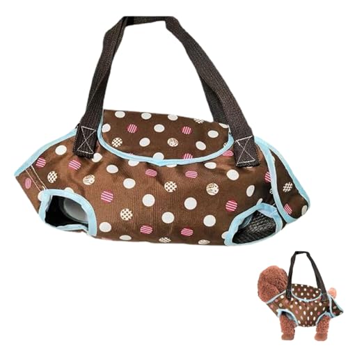 Small Pet Bag – Tragetasche mit verstellbarer Schulter, Welpen-Transporttasche | Atmungsaktive, leichte Tasche für Hunde, Katzen, , sichere Freihandtaschen für Wanderungen oder Ups von Generic
