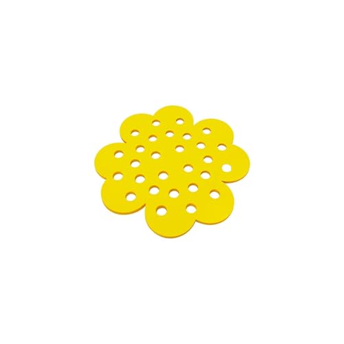 【 Smart Garden 】 Schwimmender Blumentränke für den Außenbereich | Automatischer Wasserspender für Ziervögel | Dekorativer Garten Ffg802 (Yellow, 17cm) von Generic