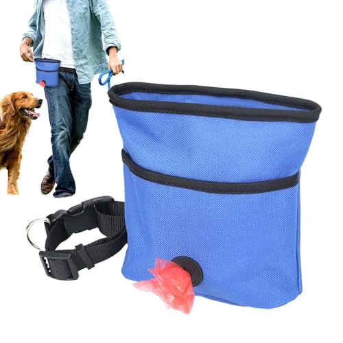 Snack Tasche für Hundetraining – verstellbarer Snack Halter für Welpen – wasserdichter Spender mit integrierter Kotbeutel, ideal für Trekking, Spaziergänge, Training und V von Generic