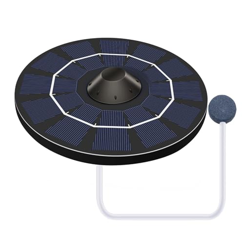 Solar Teichbelüfter - Sauerstoffpumpe für Aquarium Sauerstoffpumpe Sauerstoffpumpe für Aquarium | Aquarium mit Solar-Luftpumpe | Solar Teichbelüfter Solar Teichbelüfter für Pool Angeln in Seen von Generic
