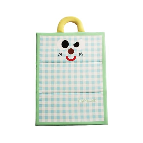 Sommer-Hundeunterlage, wendbare Haustierunterlage mit Schicht, kühles Bett, gefüllt mit weichem Gel, geeignet für Welpen, kleine und mittelgroße Hunde und Katzen, Indoor Hnw844 (Green, 90x70cm) von Generic