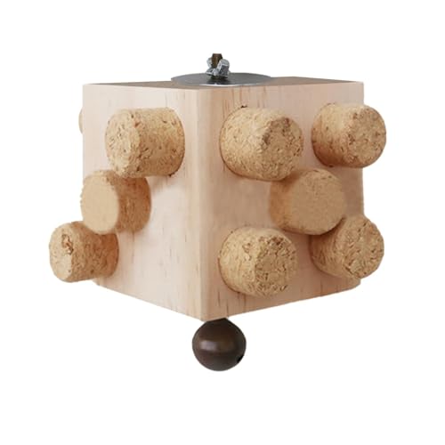 Spielzeug für Vögel aus Holz | Futterspielzeug für Papageien - Papageienkäfig Gebiss Spielzeug Kauen Spielzeug für Vögel Papageien Backenzähne für Papageien Peak von Generic