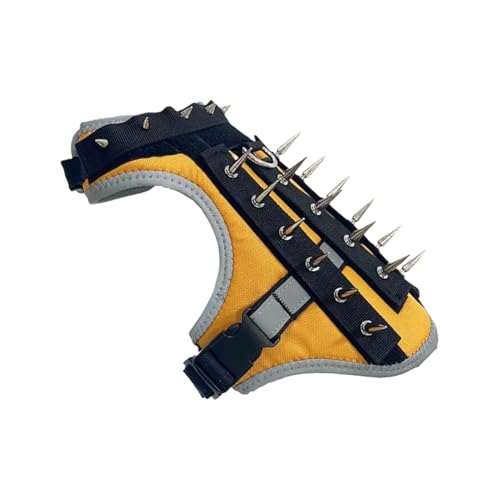 Stachelweste Zum Schutz Hunde - Welpen Sicherheitsgeschirr Reflektierend - Verstellbarer Outdoor Schutz Coyote Vest Mit Stacheln Zum Von Haustieren Vor Greifvögeln Und Tierangriffen,Für Spazier Stachelweste Zum Schutz Hunde - Welpen Sicherheitsgeschirr Reflektierend - Verstellbarer Outdoor Schutz Coyote Vest Mit Stacheln Zum Von Haustieren Vor Greifvögeln Und Tierangriffen,Für Spazier von Generic