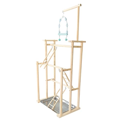 Ständer für Vogelspiele – Spielplatz für Vögel, Spielzeug aus | Halterung für Fitnessstudio zum Spielen, Halterung für Vogel, Fitnessstudio für Vögel, Papageienbox von Generic