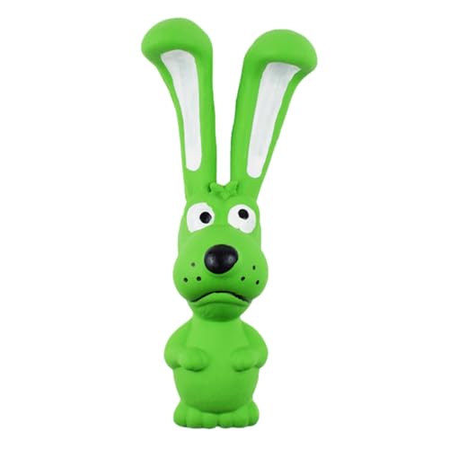 Standing Stick Soft Rubber Dog Chew Toy – Puppy Fetch Interactive Play Toy, Safe Long Ears Animal Shape Dog Squeak Toys, Puppy Teething Chew Toys with Built-in Sound Device von Generic