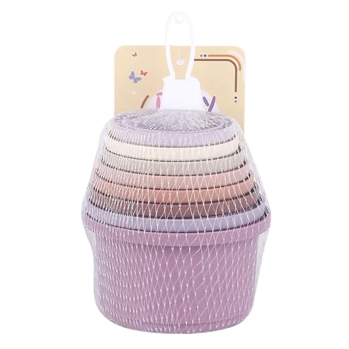Stapelbecher für Kaninchen | 8 Stück mehrfarbiges Hasenspielzeug in verschiedenen Größen | Spielzeug für Hedgehogs Kaninchen Kleintiere, die Futter und Gio verstecken Stapelbecher für Kaninchen | 8 Stück mehrfarbiges Hasenspielzeug in verschiedenen Größen | Spielzeug für Hedgehogs Kaninchen Kleintiere, die Futter und Gio verstecken von Generic