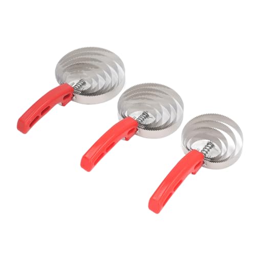 Striegel, Pferdebürste, Doppelseitiger Striegel, Schaber, 4 Ringe, 5 Ringe, 6 Ringe, Umkehrbare Striegelklinge aus Edelstahl, für Pferde, für Rinder, Ziegen, Hunde, Bürstenzubehör Striegel, Pferdebürste, Doppelseitiger Striegel, Schaber, 4 Ringe, 5 Ringe, 6 Ringe, Umkehrbare Striegelklinge aus Edelstahl, für Pferde, für Rinder, Ziegen, Hunde, Bürstenzubehör von Generic