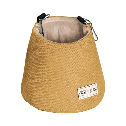 Sugar Glider Pouch – Tragetasche für Kleintiere, Meerschweinchen-Bondingbeutel, Schlafkissen für Zuckergleiter, kleine Tiere, abnehmbare Nestmatte für Hamster, syrischer Hamstersack, Schaukelbett von Generic