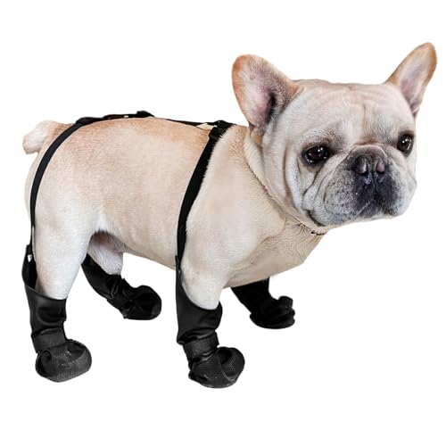 Suspensionsstiefel für Hunde, Legging-Stiefel für Haustiere, wasserdicht, Pfotenschutz, verstellbare Leggings für Haustiere, für kleine, mittelgroße und große Rassen von Generic