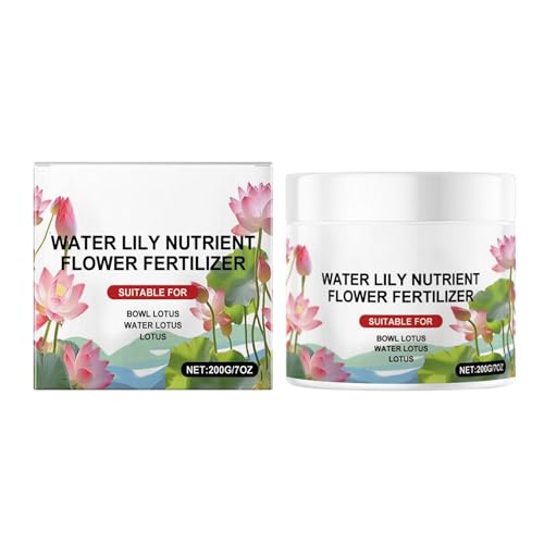 Teichwasserlilie - Blütendünger, Wasserpflanzfutter | Natural Growth Booster, 200 G Nährstoffpulver Wasser Lily Bloom Enhancer Aquarium Pflanzenlösung Hinterhof Teichpflegegesunde Wurzelentwicklung Teichwasserlilie - Blütendünger, Wasserpflanzfutter | Natural Growth Booster, 200 G Nährstoffpulver Wasser Lily Bloom Enhancer Aquarium Pflanzenlösung Hinterhof Teichpflegegesunde Wurzelentwicklung von Generic